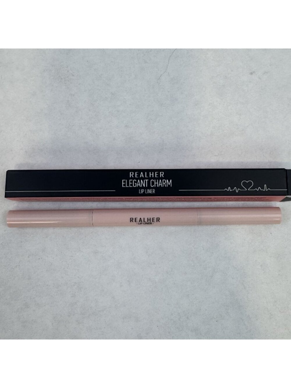 REALHER Elegant Charm Lip Liner Dual-Ended Pencil Fade Resistant Precise Smudge